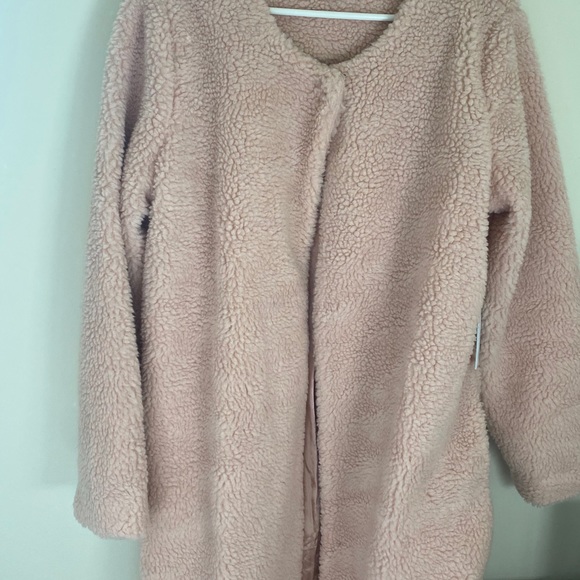 FEVER faux fur blush pink peacoat - Picture 7 of 9